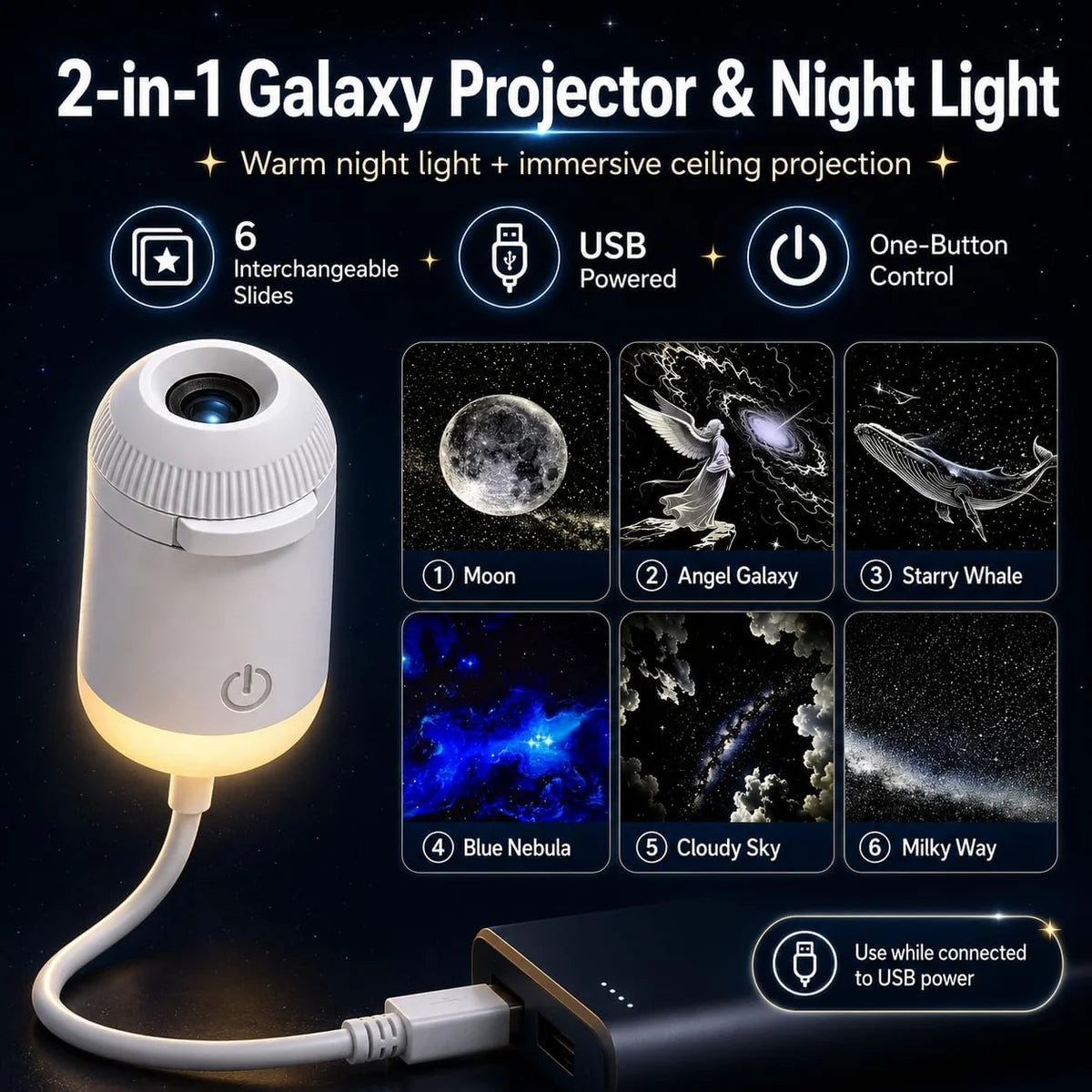 Mini USB Starry Sky Lamp
